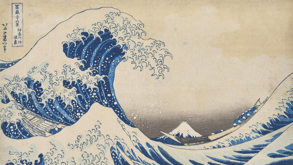 Grande vague Hokusai